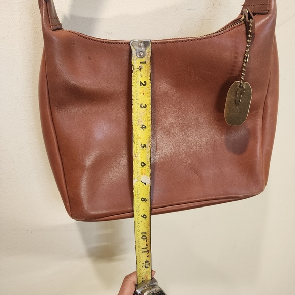 Nine West Vintage Brown Leather Shoulder Bag - Picture 14 of 15